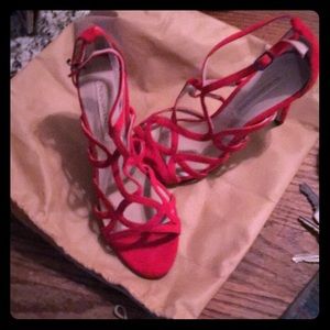 Little pair of red stilettos